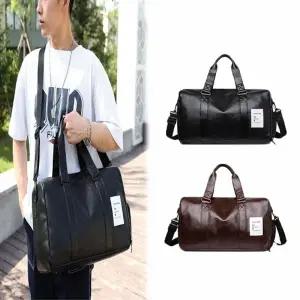 인조가죽 깔끔한 여행 운동가방 남자 보스턴백 짐가방