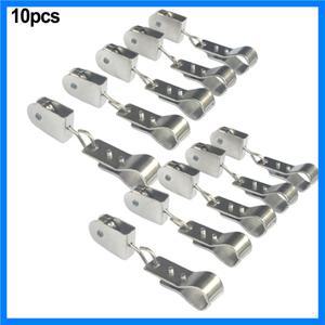 10pcs 스테인레스 스틸 도르래 휠 헤비 듀티 304 클램프 그늘 세일 설치 힌지