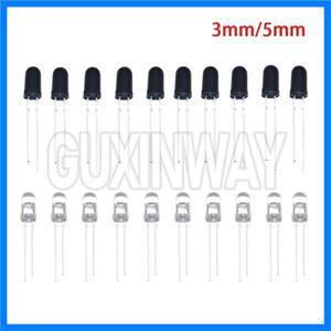 10 쌍 3mm 940nm LED 적외선 이미 터 및 IR 수신기 다이오드 F3 F5 Arduino DIY 용