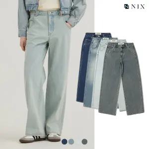 [택가 109000원][NIX]여) D톤/M톤/G톤/L톤 워싱 와이드 (LNSFCDW571M)