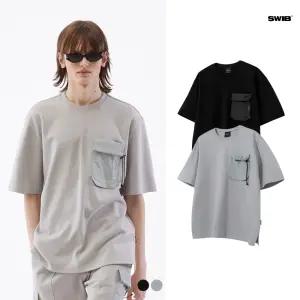 [택가 49000원][스위브]유니)EDGE SLIT POCKET T-SHIRTS (LSRMCTA312M)