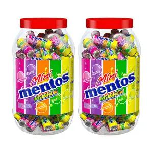 멘토스 미니 뉴레인보우 1000g  100입, 2개