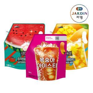 쟈뎅 아메리카노 아이스티+수박+망고에이드 1.5Lx3개