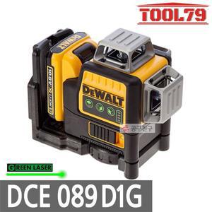 [디월트] DCE089D1G 그린 레이저 레벨기10.8V 2.0Ah 배터리 1개 측정 수직 수평기