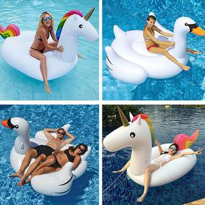 초대형 물놀이튜브 백조 유니콘 플라밍고 홍학 보트 대형튜브 보트노 에어펌프 전동펌프