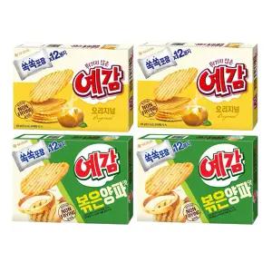 오리온 예감 볶은양파맛 204g+오리지널 192g 2개씩 (총 4개)