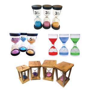 에디슨 원목 모래시계 3분 5분 10분 15분 아날로그 시계 인테리어