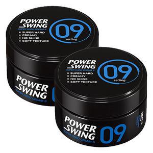 미장센 헤어 남자 왁스 스타일링  미쟝센 파워스윙 크림왁스9 80g x2개