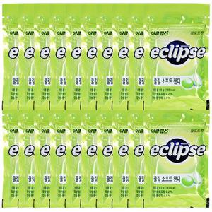 이클립스 쿨링소프트45g 청포도 x 20개 입냄새 제거