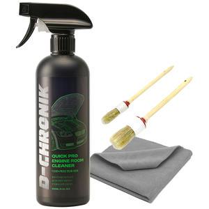디크로닉 퀵프로 500ml 엔진룸 청소 세정제 APC 다목적 다용도 크리너 + 브러쉬 타월