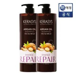 [케라시스] 내추럴레시피 아르간오일 샴푸 1L x 2개
