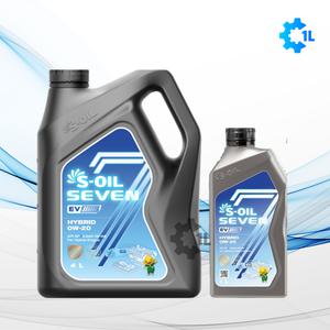 S-OIL 세븐EV 하이브리드 0w20 4L+1L 5L 고순도/고연비 엔진오일