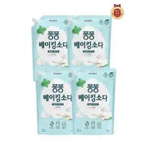 퐁퐁 베이킹소다 리필 1.2L x 4개