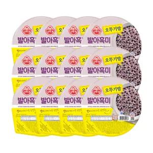 오뚜기밥 발아흑미 210gx12개 (한박스)