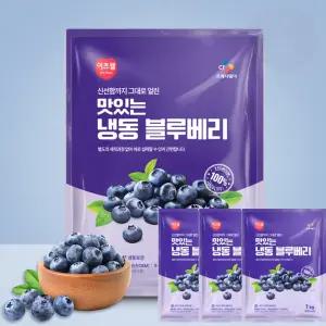 CJ프레시웨이 이츠웰 맛있는 냉동 블루베리 1kgx3개 외 4개/5개