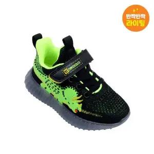 [토박스](타임스퀘어점패션관)[다이노솔즈] 트리케라 에어 플레임 블랙 DNKCC1TSTF11BLK