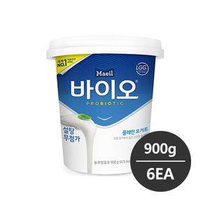 매일 바이오 플레인 무가당 900g 6개 냉장배송