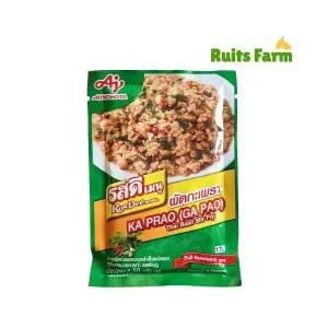 [루츠팜] 태국 로띠 카프라오 파우더 50g ka prao ga pao rosdee 아지노모토 타이 바질 볶음