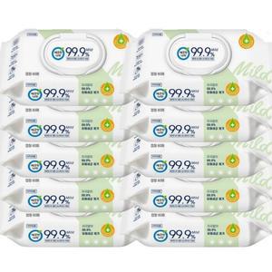 깨끗한나라 손소독티슈 캡형 60매 10팩