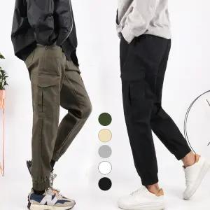 [슈퍼맨]브릭C면건빵조거팬츠 남성 카고 조거 건빵 스판 밴딩 코튼 빅사이즈