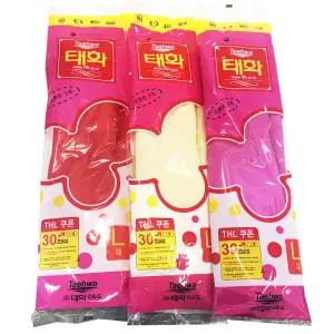 태화 고무장갑 L 대 오른쪽 왼쪽 한손 2개 (오른손, 왼손 택)