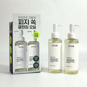 아누아 어성초 포어 컨트롤 클렌징 오일 200ml 2개 기획세트