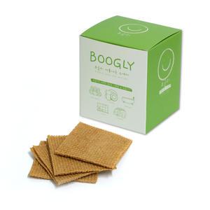 부글리 친환경 캠핑용 세제일체형 뽑아쓰는 거품나는 일회용 수세미 25매