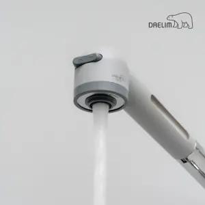 대림바스 디클린 수압상승 항균 주방필터헤드 그레이