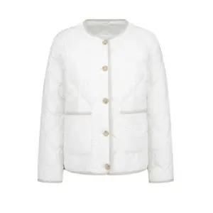 [롯데백화점]프로젝트엠 여성 소프트 라운드넥 퀼팅 점퍼(EPE4JJ2300)