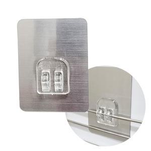 와이어 선반 접착패드 1구 / 욕실 화장실 선반 접착 후크 무타공