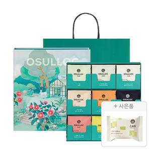 오설록 차의 정원 9종, 3입, (총27입)+증정(그린티웨하스 17g,1개)