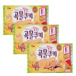 청우 알찬 곡물쿠키 대용량 480g x 3개