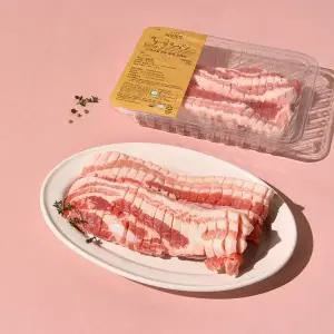 [냉장] 설성목장 무항생제 한돈 벌집 삼겹살 400g