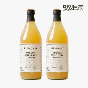 피에몬테 이탈리아 유기농 애사비 1L 2병 애사비 애플사이다비니거 비네거 사과식초