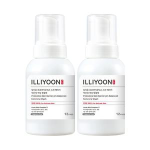 일리윤 프로바이오틱스 스킨 배리어 약산성 여성청결제 300ml x2개
