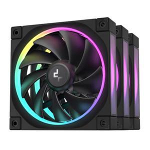 :딥쿨 DEEPCOOL FL12 시스템 케이스 쿨러 (3팩, 블랙)