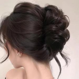 가발 집게핀 똥머리 밴드 머리끈 도넛링 포니테일 고정 헤어핀