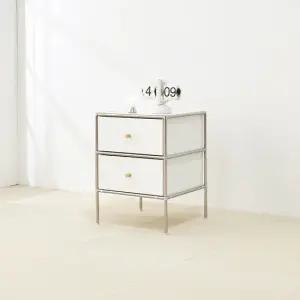 오렌지 E0 미드센츄리 모듈 400 2단서랍 협탁 수납장 장식장 A5321