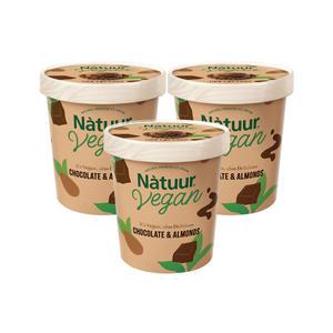 [슈팅냉동] 나뚜루 비건 초콜릿 & 아몬드  파인트 474ml, 3개