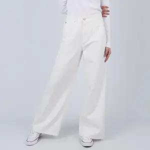 게스 여성 청바지 뉴 와이드 화이트 YO3D4165