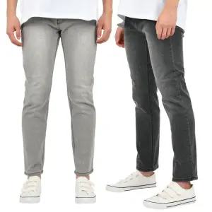 남자 청바지 스판 빅사이즈 톤다운 2컬러 HC2062