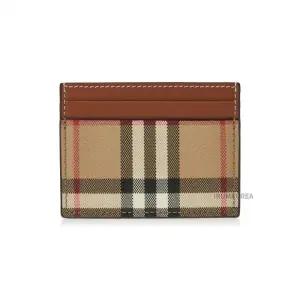 [라벨루쏘]  SS25 여성 빈티지 체크 카드지갑 8094426 LS SANDON DFC A7026