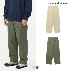 [택가 109000원][카이아크만]유니)밴딩 플리츠 와이드치노FKQFDYW761P