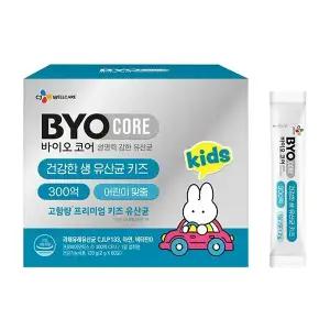 CJ 바이오코어 건강한 생 유산균 키즈 300억 보장 부자유산균 60포, 1개