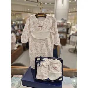 [쇼콜라](강남점)(출산,신생아,백일아기)GL트왈드우주복+테리턱받이세트 (TNORQX272PSET)