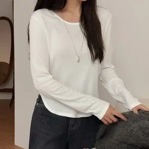 [공구우먼] [제작] [반팔,긴팔] 예쁜데 편안한 쫀쫀스판 크롭 티셔츠 84141 빅사이즈 여성의류