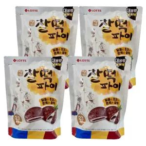 롯데제과 찰떡파이 575g 4개