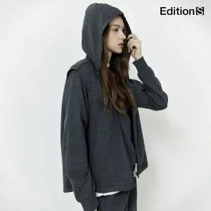 [에디션S][론칭가79,000 3만원 ]에디션S 소프트 셋업 3종(후드베스트+풀오버+팬츠)