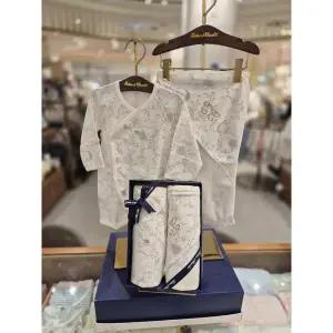 [쇼콜라](강남점)(출산 신생아 백일아기)에트왈배냇가운+속싸개세트 (TNORIU172WSET)