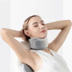 편안한 목보호대 통풍형 길이 조절 경추 지지대 거북 목 보조기 기브스